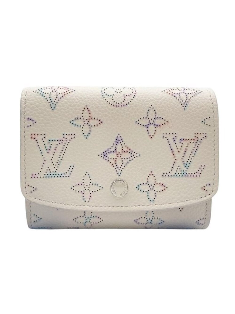 Louis Vuitton Trifold Wallet Portefeuille Iris XS Dream Beige Mahina Compact